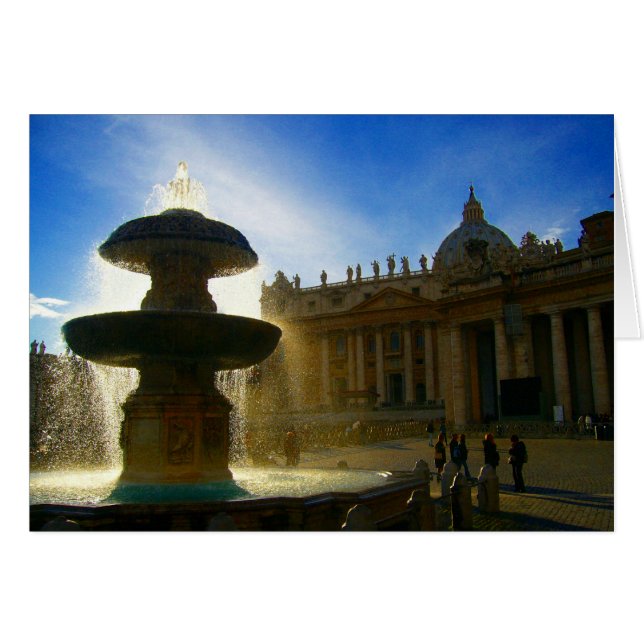 vatican fountain (Front Horizontal)