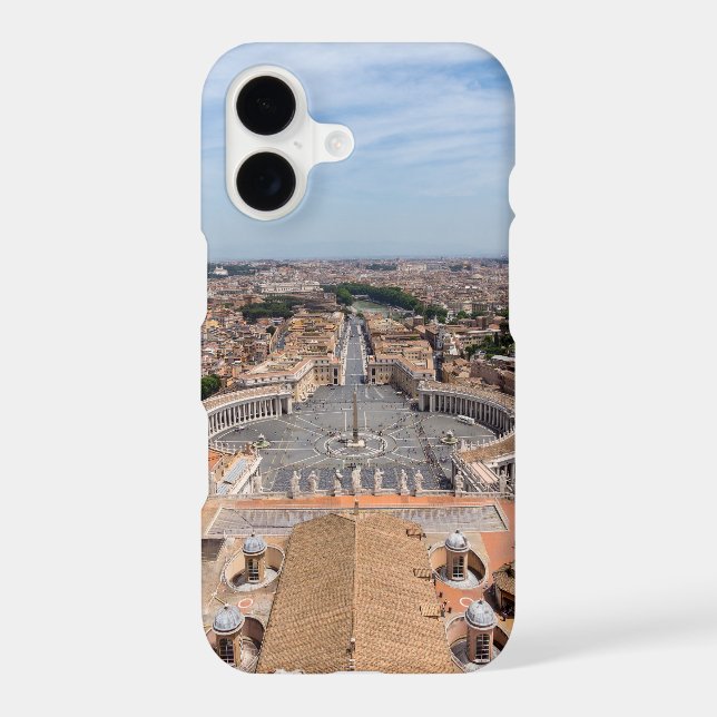 Vatican, Italy: St. Peter's Square aerial view (Back)