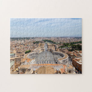 Vatican, Italy: St. Peter's Square aerial view Jigsaw Puzzle