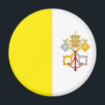 Vatican Magnet<br><div class="desc">Vatican city flag</div>