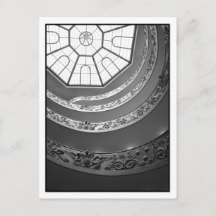 Vatican Museum Spiral Staircase Postcard