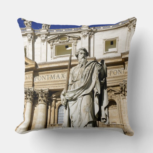 Vatican museum throw pillow (Front)