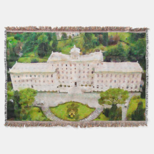 Vatican painting throw blanket
