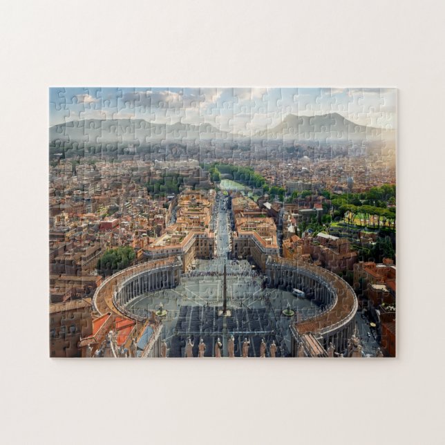 Vatican Plaza San Pietro Italy Jigsaw Puzzle (Horizontal)