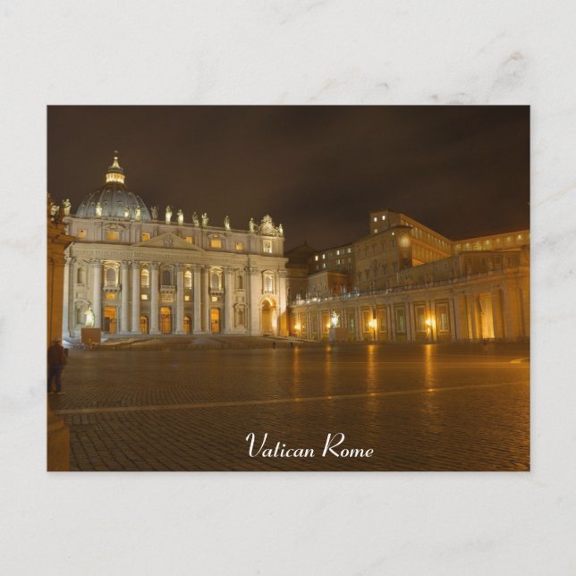 Vatican Rome Holiday Postcard (Front)