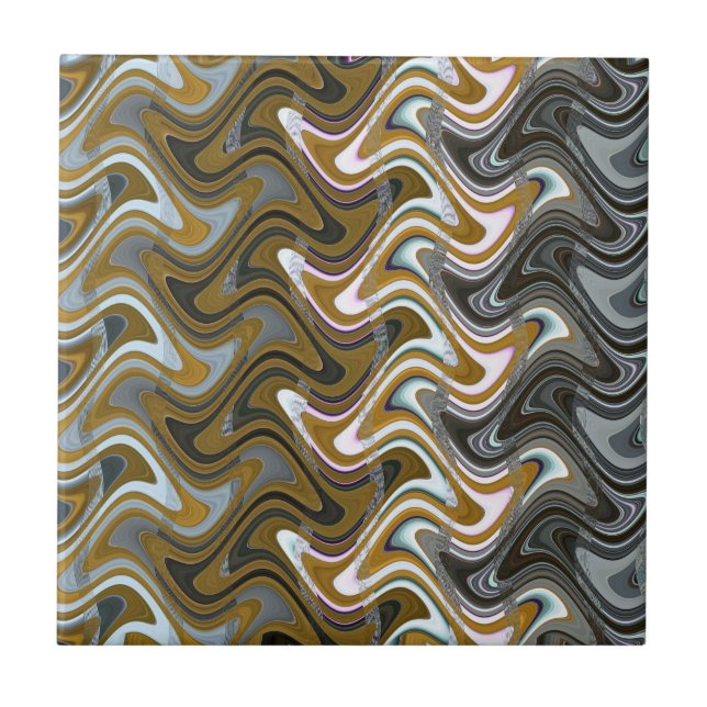 Vatican Stairs Wavy Abstract, 2014 | SVP Images Tile (Front)