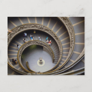 Vatican, stairway to heaven, Rome, Italy Postcard