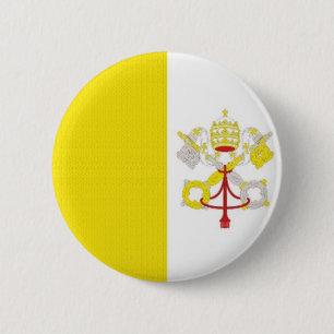 Vatican State Flag 2 Inch Round Button