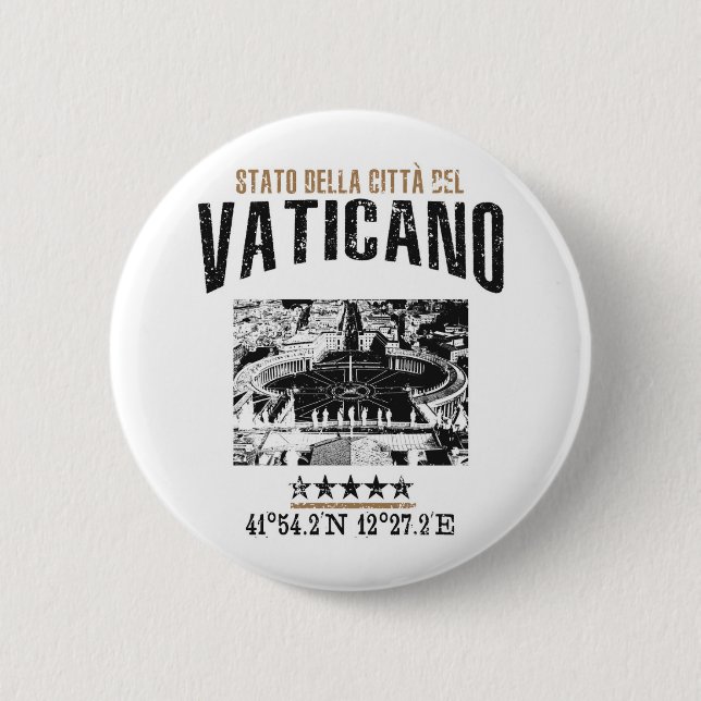 Vaticano 2 Inch Round Button (Front)