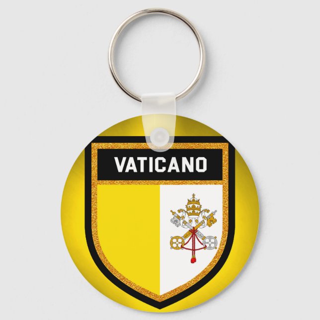 Vaticano Flag Keychain (Front)