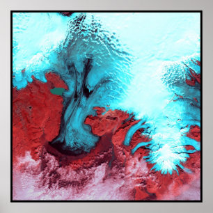 Vatnajokull Glacier Ice Cap Iceland Poster