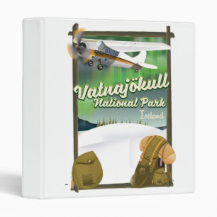 Vatnajökull National Park Iceland Binder