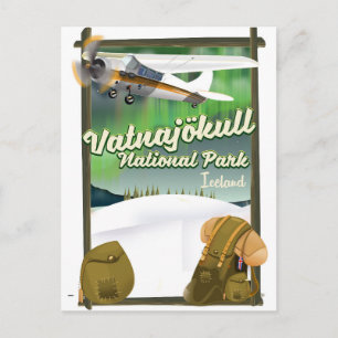 Vatnajökull National Park Iceland Postcard