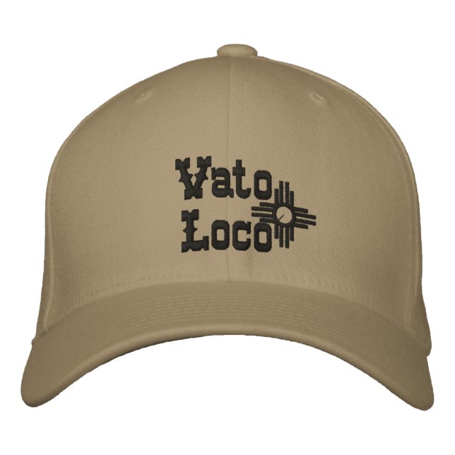 Vato Loco Zia Casquette de baseball Sun Casquette  (Devant)