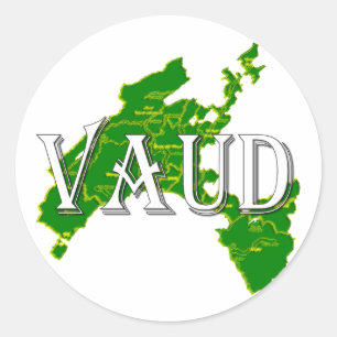 Vaud Classic Round Sticker