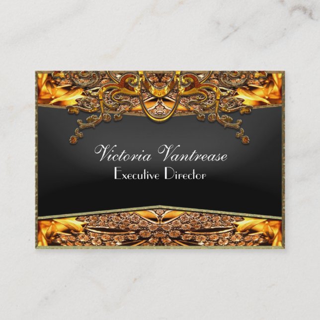 Vaughn Elegance Professional Business Card (Front)