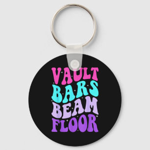 Vault Bars Beam Floor Gymnastics Gymnast Gift  Keychain