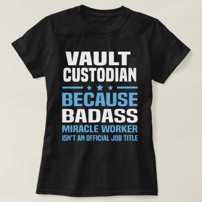 Vault Custodian T-Shirt (Design Front)