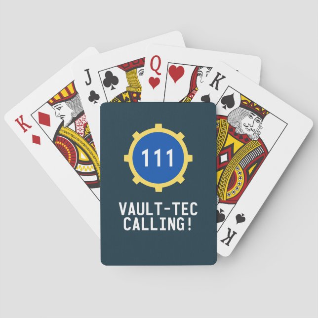 Vault-Tec Calling! Playing Cards (Back)