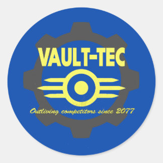 Vault-Tec - Outliving Competitors Classic Round Sticker