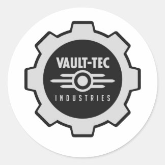 Vault-Tech Classic Round Sticker