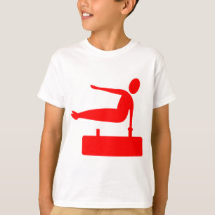 Vaulting Figure - Red T-Shirt