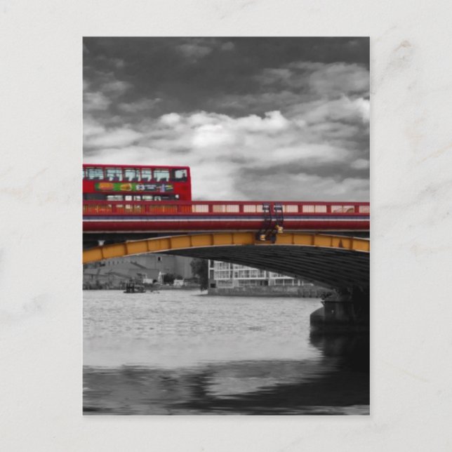Vauxhall Bridge Thames London Postcard (Front)