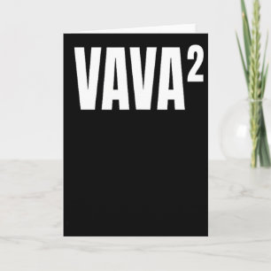 Vava² Portuguese Grandmother Of Two Grandkids Gran Card