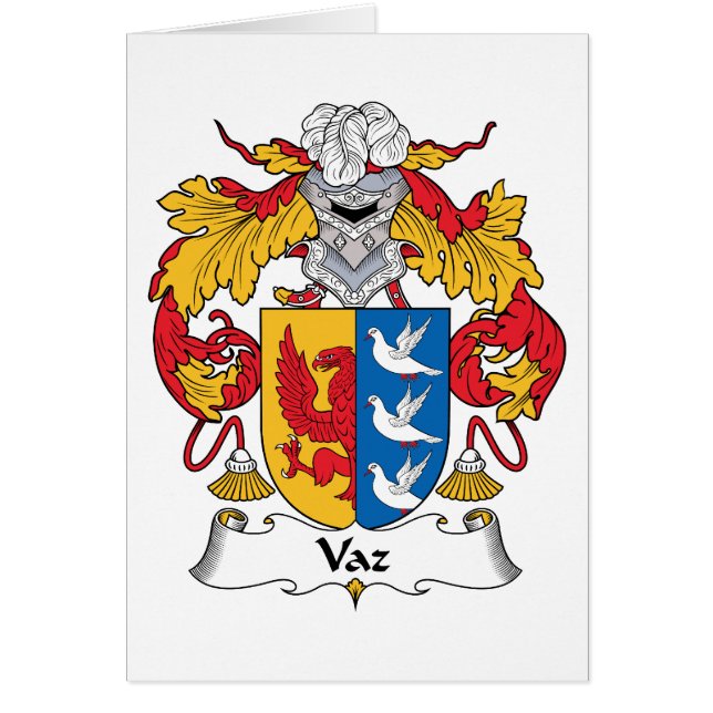 Vaz Family Crest (Front)