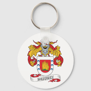 Vazquez Family Crest Keychain