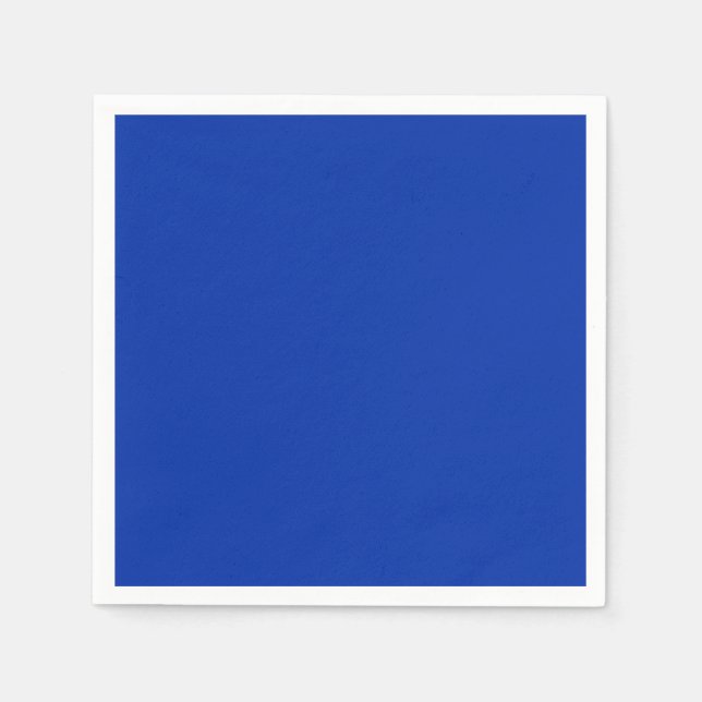 "VBRANT Blue" Wedding Napkin (Front)
