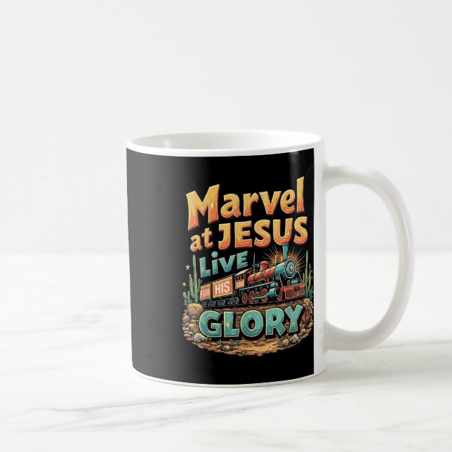 Vbs 2025 His Glory Junction Train True North Chris Coffee Mug (Right)