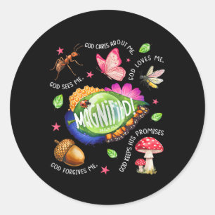 Vbs 2025 Magnified Smallest Insects Adventure Vbs Classic Round Sticker