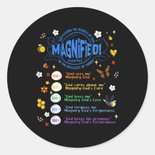 Vbs 2025 Magnified Smallest Insects Adventure Vbs  Classic Round Sticker