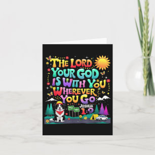 Vbs 2025 True North Road Trip The Lord Your God Ch Card