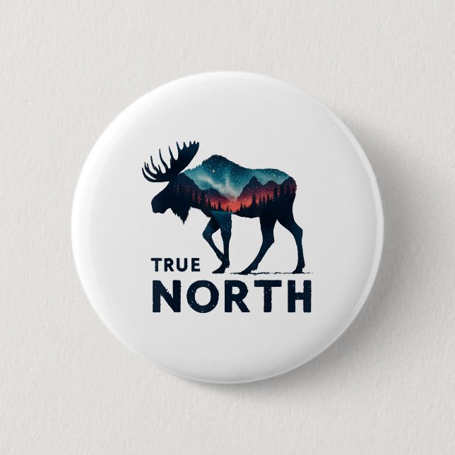 Vbs Christian Summer School True North Vbs 2025  2 Inch Round Button (Front)