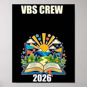 Vbs crew 2026 summer camp  poster