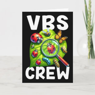 Vbs Crew Magnified Vbs 2025 Vacation Bible School  Card