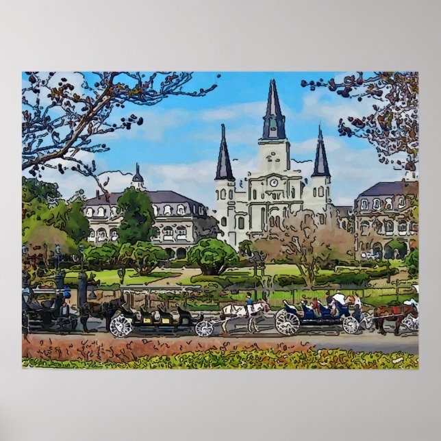 VCathedral, Jackson Carré, , Poster de la Nouvelle (Devant)