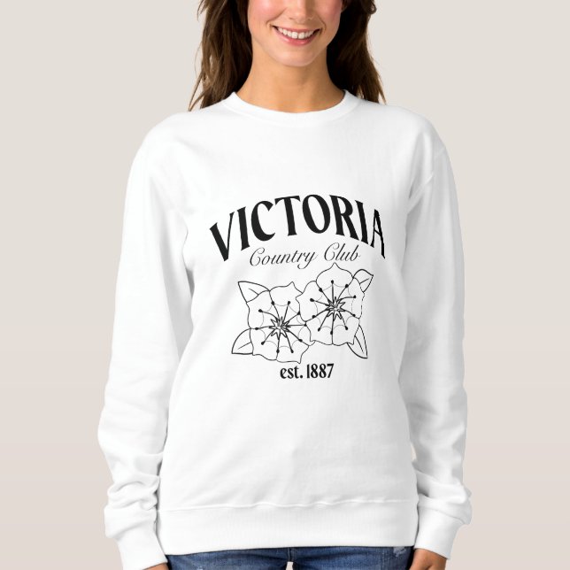 VCC Logo by Haley - Black Sweatshirt (Front)