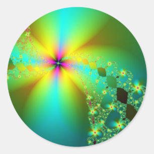 Vchira_1451 Classic Round Sticker