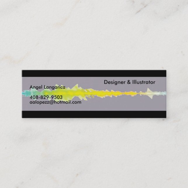 vdsdsdsvdsvd, Designer  - Customized - Customized Mini Business Card (Front)