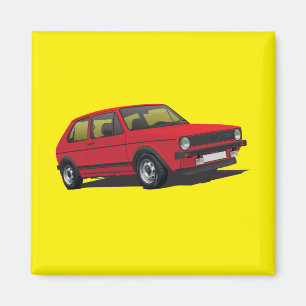 VDUB Golf GTI MK1 red magnet
