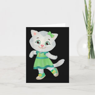 Vebyhogh Katerina Kitty Cat Toddlerkidsadults Card