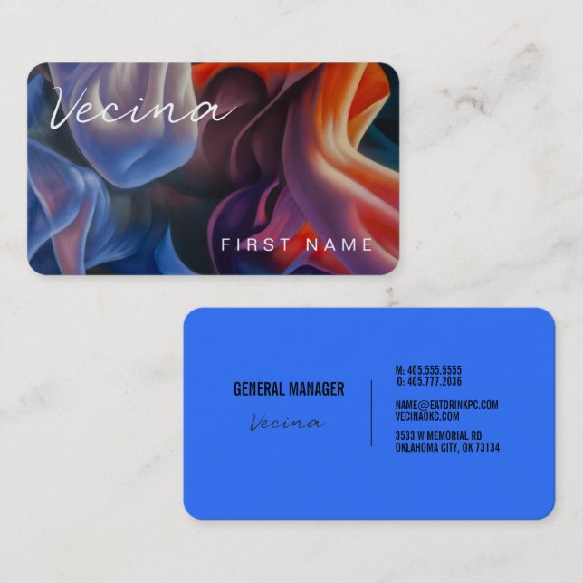 Vecina Business Card (Front/Back)