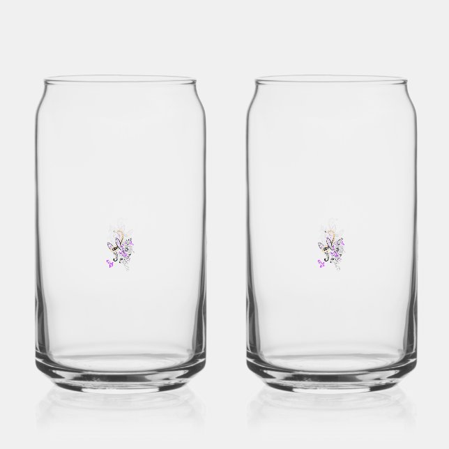 Vecteur de tatouage fée papillon - Art Floral Vint (Recto)