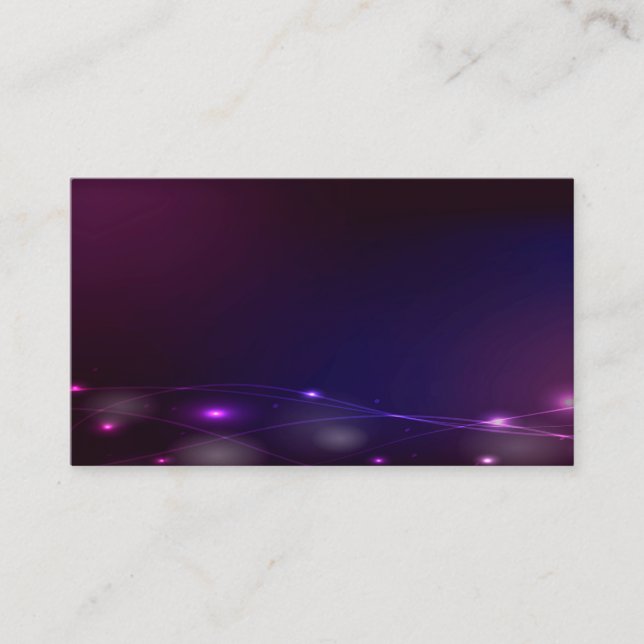 vector abstract banner background of blue violet business card (Front)