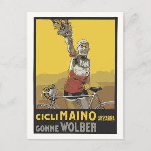 Vector Art, cycling, Italian champion 1920 Postcard