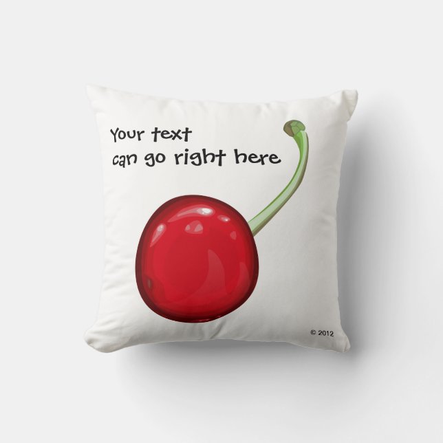 Vector Cherry Pillow (Front)