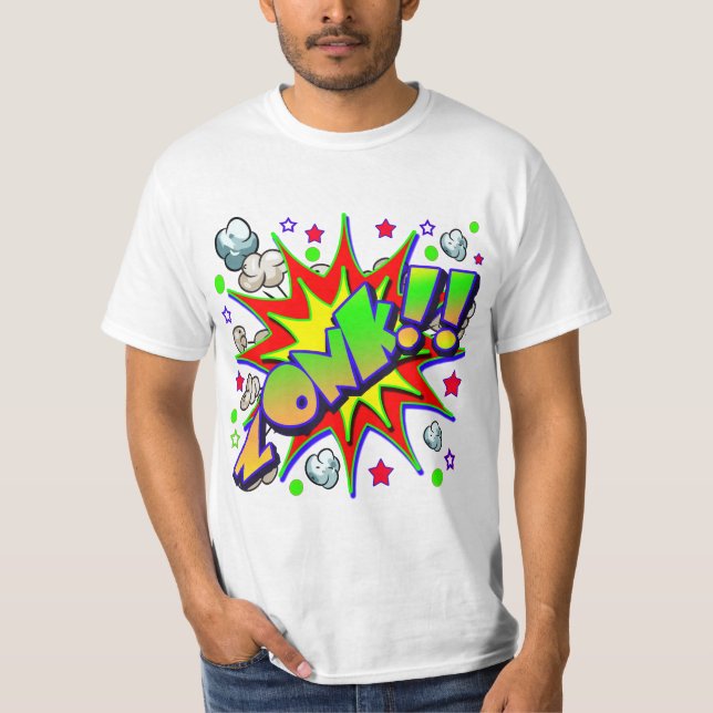 Vector Comic Book ZONK T-Shirt (Front)